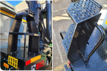 편리성을 높인 탑승용 베이스 사다리